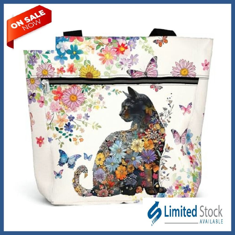 Waterproof Tote Bag with Multiple Pockets for Work and Travel - Picture 2 of 8